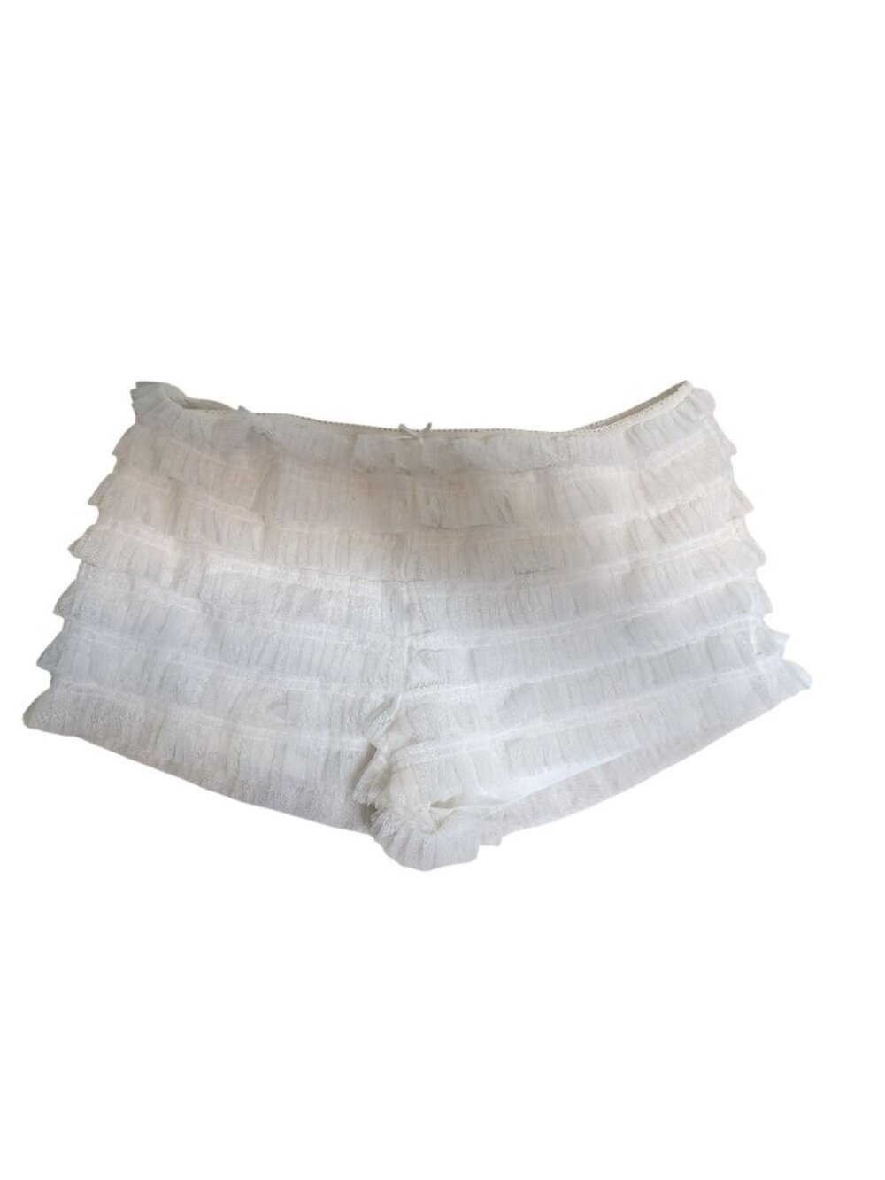 Kimchi Blue Tiered Tulle Lace Bloomer Shorts XL Coquette Boho - Picture 12 of 15